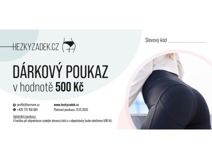 darkovy poukaz HZ 210x99cm hodnota 500 Kc CZ