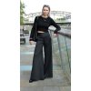 Elegant Flow – široké kalhoty s vysokým pasem, bez anticelulitidního efektu