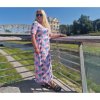 SUMMER VIBES -1 | Dlouhé letní šaty s duhovým vzorem