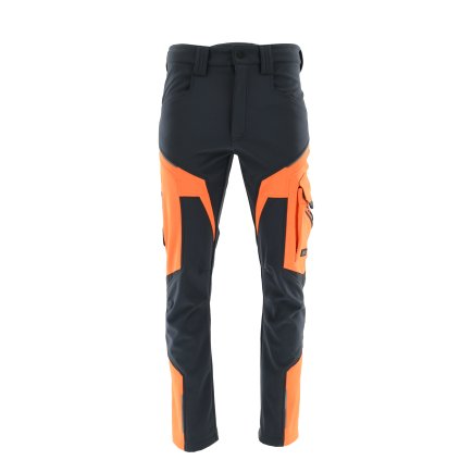 pracovni obleceni kalhoty softshellove papamartin comfort winter-grafitova-oranzova