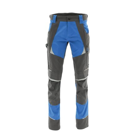 pracovni kalhoty monterkove kalhoty kalhoty s bavlnou cottonflex tmave seda modra
