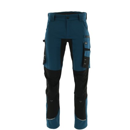 pracovni monterkove kalhoty strecove kalhoty strecove monterky motionflex petrolejove cerne