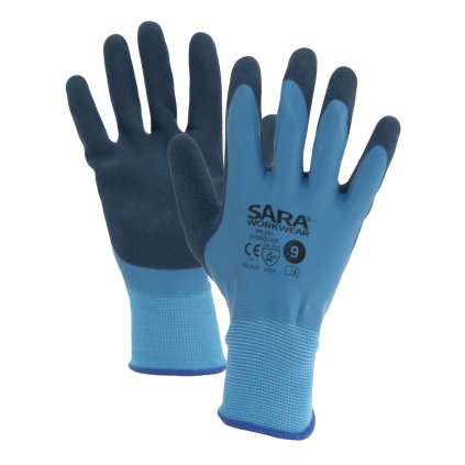 Rukavice máčené v latexu HYDROGRIP - voděodolné (Velikost Rukavic 10)