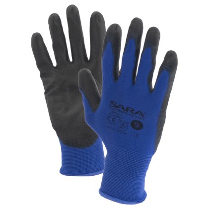 Pracovní rukavice máčené v polyuretanu BLUEGRIP (Velikost Rukavic 10)
