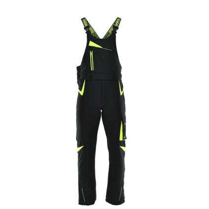 pracovni odevy zimni pracovni obleceni zimni softshellove kalhoty kalhoty s laclem comfort winter cerna zluta hfwork