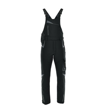 pracovni odevy zimni pracovni obleceni zimni softshellove kalhoty kalhoty s laclem comfort winter cerne sede hfwork