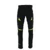 pracovni kalhoty monterkove kalhoty kalhoty s bavlnou cottonflex-cerne-zlute