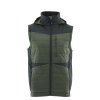 Hybridní pracovní vesta olivová zelená