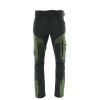 softshellové zateplené kalhoty olivové zelené