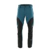 Outdoorové pracovní kalhoty LIGHTFLEX, petrolejové-černé (Standardní velikostní tabulka 46/S)