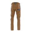 Outdoorové pracovní kalhoty LIGHTFLEX, hnědé-tmavě šedé (Standardní velikostní tabulka 46/S)