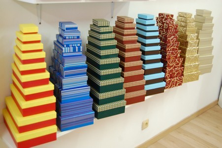 Dárkové krabičky všech druhů, barev a rozměrů