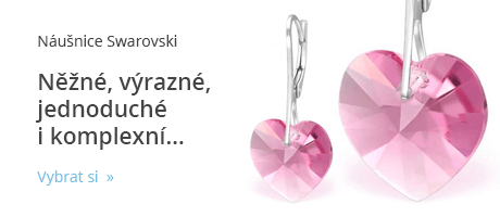 Náušnice s krystaly Swarovski