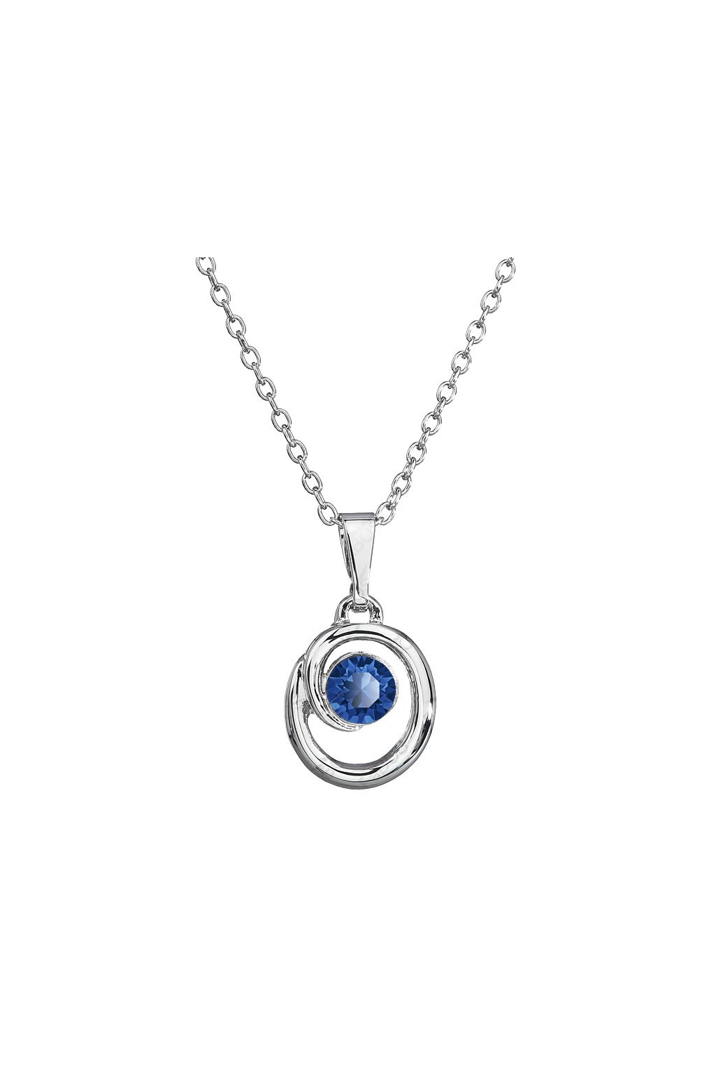 Perlový náhrdelník modrý SWAROVSKI