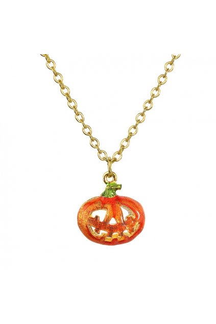 Náhrdelník Halloween dýně