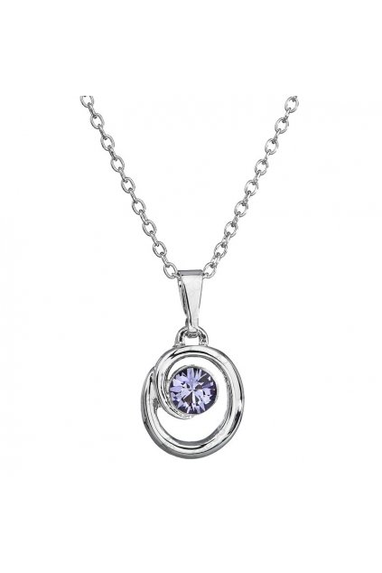 Náhrdelník Sole SpirálaTanzanite SWAROVSKI