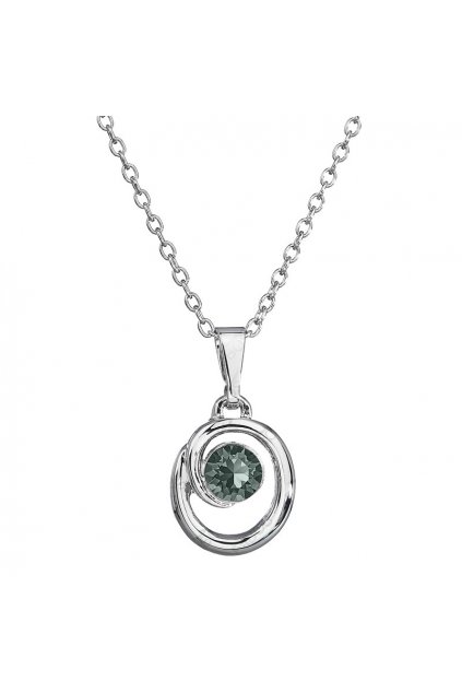 Náhrdelník Sole Spirála Black Diamond SWAROVSKI