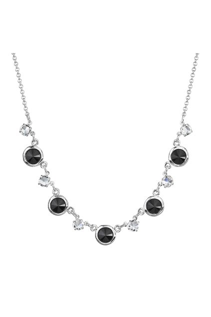 Náhrdelník Rivoli lité Jet SWAROVSKI