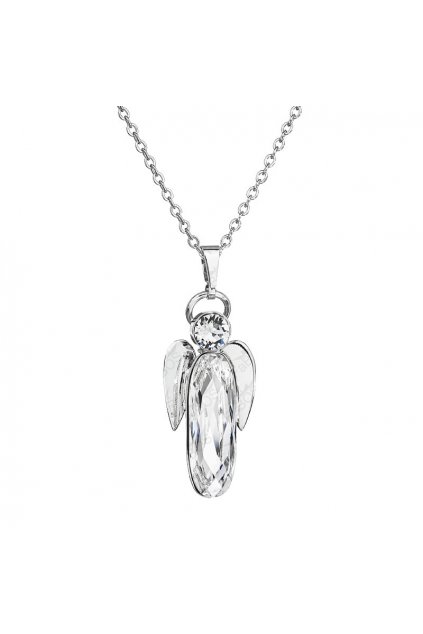 Náhrdelník anděl dlouhý Crystal Swarovski