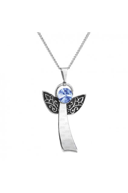 Náhrdelník Anděl Rivoli 6 light sapphire Swarovski