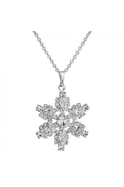 Náhrdelník Velká vločka Crystal Swarovski