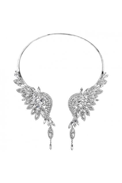 Náhrdelník velký anděl crystal SWAROVSKI