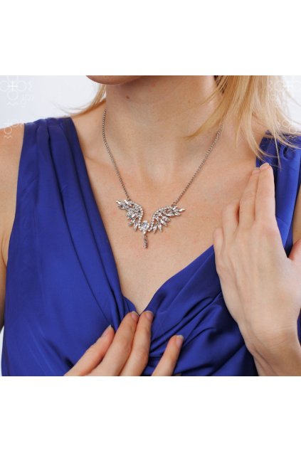 Náhrdelníky Swarovski malý anděl crystal