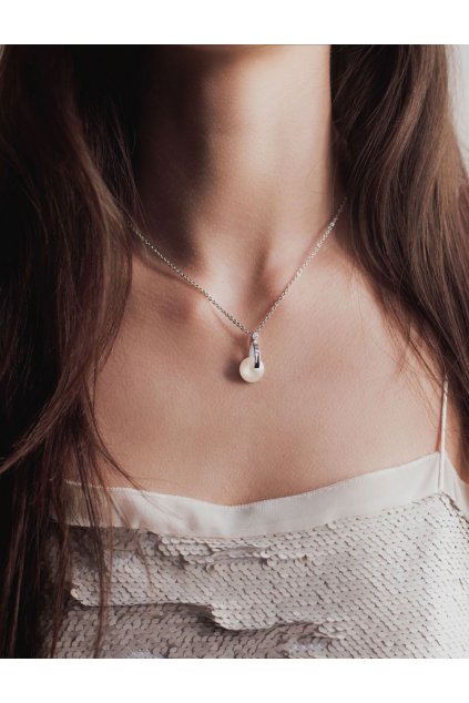 Náhrdelníky Swarovski D-Rivoli 12mm Ivory cream