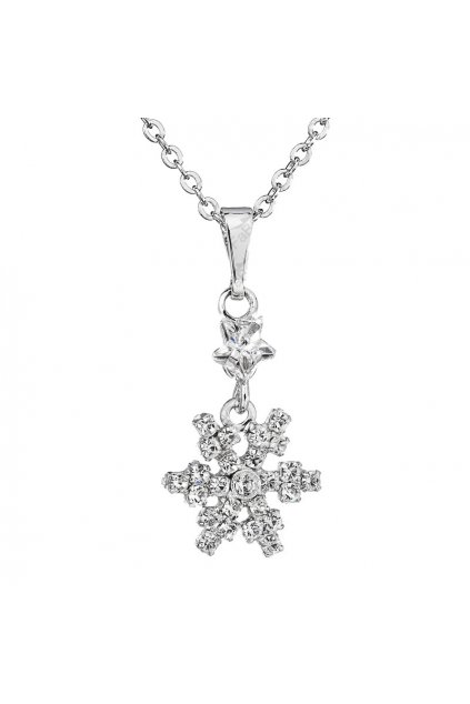 Náhrdelník Vločka Crystal Swarovski