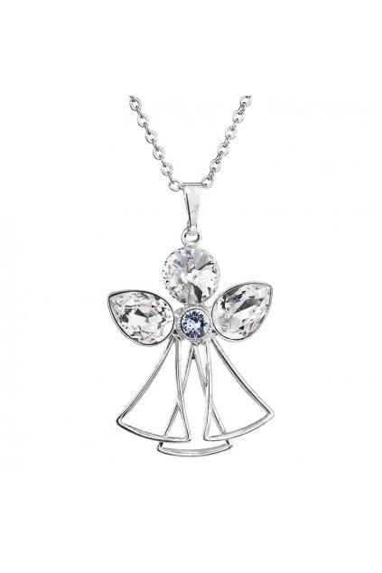 Náhrdelník Anděl hruška Crystal Swarovski