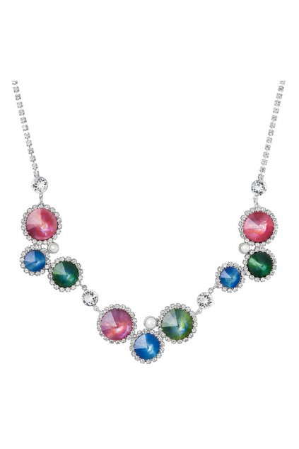 Náhrdelník rivoli s perleťovým efektem Swarovski