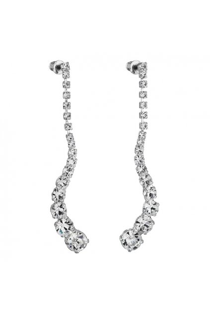 Náušnice Šatony ve vlně Crystal Swarovski