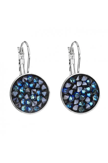 Náušnice Crystal rocks Bermuda Blue SWAROVSKI