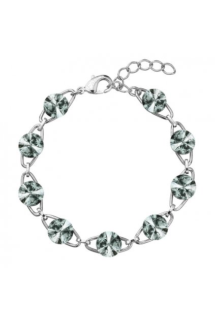 Náramek Rivoli 8mm Black Diamond Swarovski