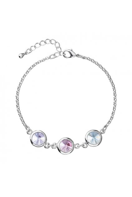 Náramek Rivoli Rose Orámované Elements Swarovski