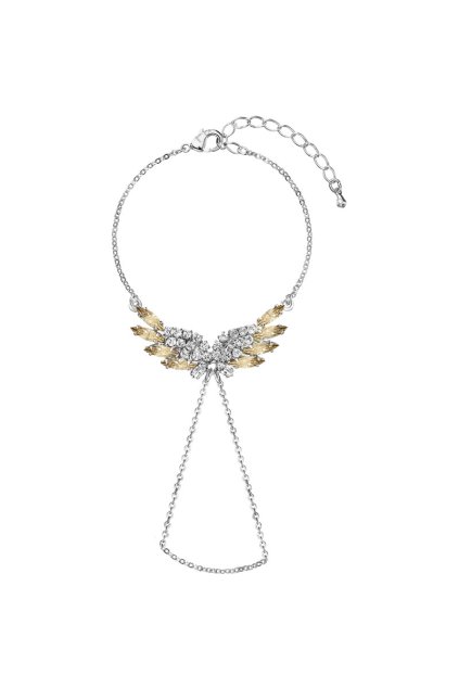 Náramky Swarovski Andělská křídla Golden Shadow