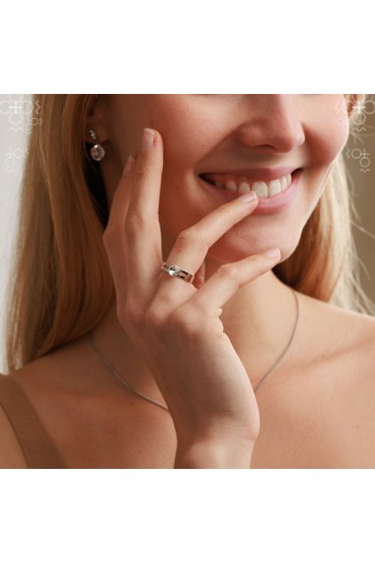 Prsteny Swarovski Rivoli 6 Crystal