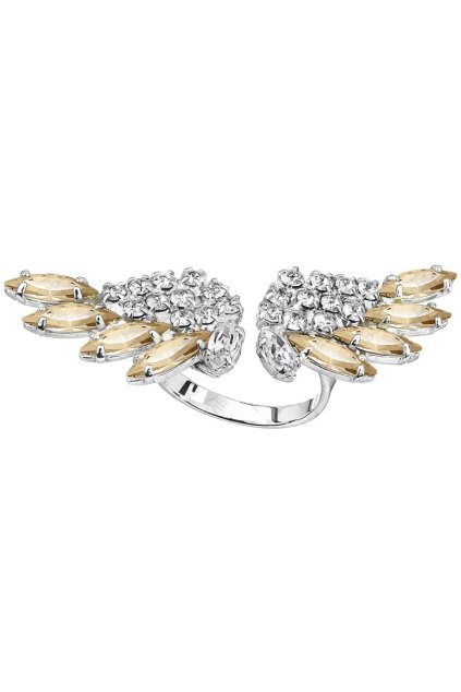 Prsteny Swarovski Andělská křídla Golden Shadow
