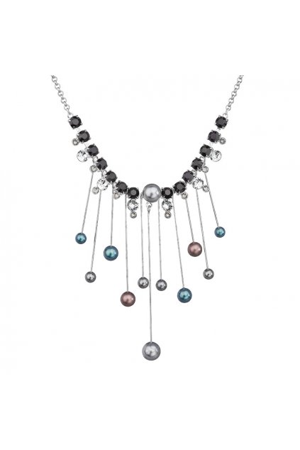 Vlasová spona květina Crystal Aquamarine Swarovski
