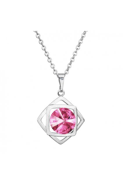 Náhrdelník Rivoli 8-14 Peridot elements Swarovski
