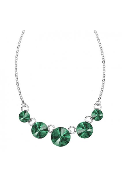 Náhrdelník Rivoli 8-14 Emerald elements Swarovski