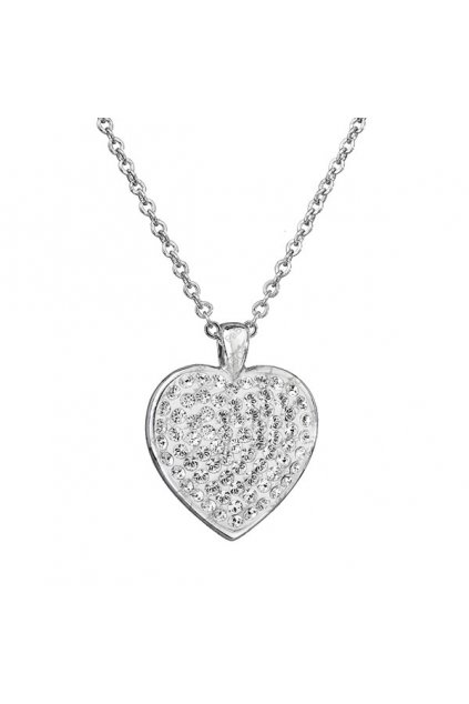 Náhrdelník Evelin srdce elements Swarovski