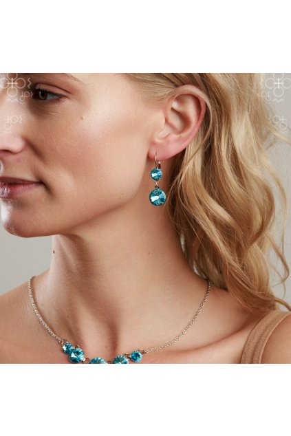 3797 nausnice rivoli 8 12 aqua swarovski