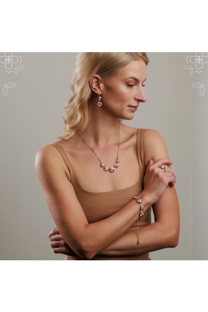 3803 nausnice rivoli 8 12 lt rose swarovski