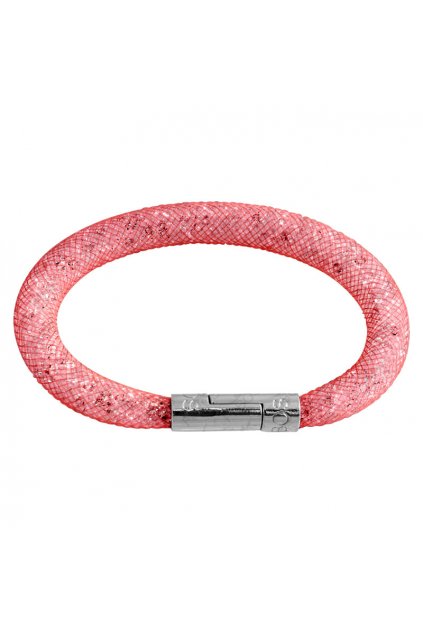 Náramek Crystal Tube 19 cm červená Swarovski