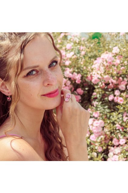 3962 prsten rivoli 8 12 light rose swarovski