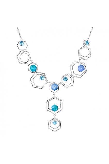 Náhrdelník Hexagon 2 Laguna Delite SWAROVSKI