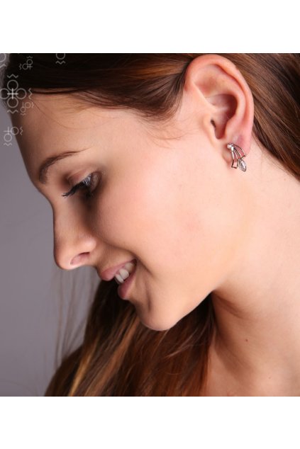 4946 nausnice gentle crystal ab swarovski