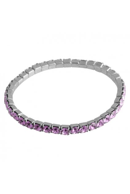 Náramek natahovací s šatony Violet SWAROVSKI