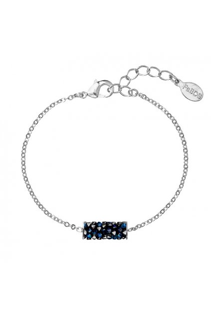 Náramek Fine Rocks Tube Bermuda Blue SWAROVSKI